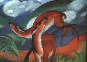 Franz Marc Red Deer II oil painting artist